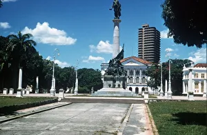 Central Belem Brazil one of the many squares Central Belem Brazil one of the many squares