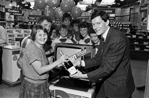 Champagne-style shopping - Mrs Winifred Haigh and her husband Jack (left Champagne-style shopping - Mrs Winifred Haigh and her husband Jack (left
