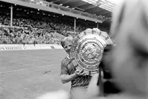 Images Dated 21st August 1982: Charity Shield match at Wembley Stadium. Liverpool 1 v Tottenham Hotspur 0
