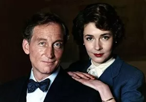 Images Dated 24th April 1989: Charles Dance actor with Deborah Barrymore who plays a secretary in a film about the life