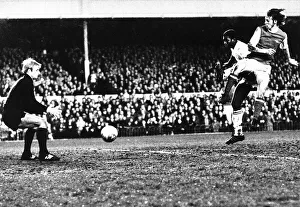 Charlie George of Arsenal attacks Anderlecht goal 1970 Charlie George of Arsenal attacks Anderlecht goal 1970