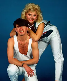 Charlie Nicholas & girlfriend Suzanne Dando July 1986 Charlie Nicholas & girlfriend Suzanne Dando July 1986