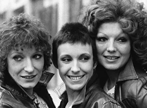 Charlotte Cornwell left Julie Covington centre and Rula Lenska right actresses in Charlotte Cornwell left Julie Covington centre and Rula Lenska right actresses in