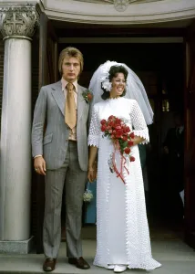 Chelsea footballer Alan Hudson with new bride Maureen O' Chelsea footballer Alan Hudson with new bride Maureen O'