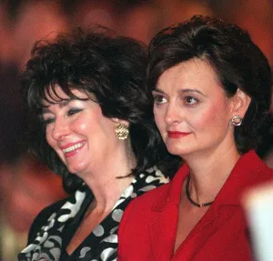 Cherie Blair wife of Prime Miniter Tony September 1998 Blair listens to her husbands Cherie Blair wife of Prime Miniter Tony September 1998 Blair listens to her husbands