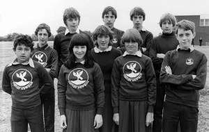 Children at Coulby Newham Secondary School, 26th June 1981 Children at Coulby Newham Secondary School, 26th June 1981