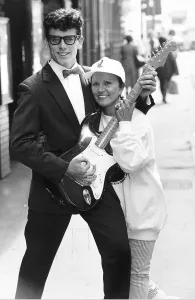 Chip Esten Who Plays Buddy Holly In The Stage Play With Actress Maria Elena Chip Esten Who Plays Buddy Holly In The Stage Play With Actress Maria Elena