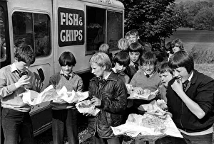 Chip with everything. Pupils of King Henry VIII School, Abergavenny Chip with everything. Pupils of King Henry VIII School, Abergavenny