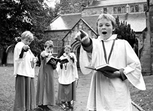 Choirboys of St. Andrew's parish Church chair, Corbridge, Nicholas Fearon (front) Choirboys of St. Andrew's parish Church chair, Corbridge, Nicholas Fearon (front)