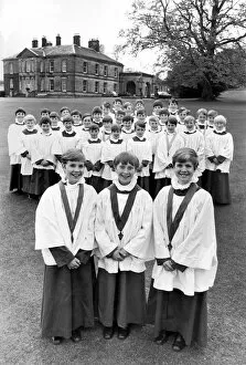Images Dated 15th May 1972: The choristers of Mowden Hall School, Stocksfield who have just recorded some songs for a