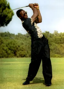 Chris Eubank Boxing On the golf course at Quinta Do Lago Chris Eubank Boxing On the golf course at Quinta Do Lago