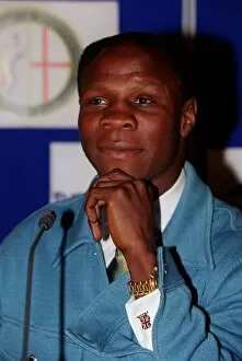 Images Dated 2nd June 1998: Chris Eubank Boxing June 98 At press conference