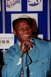 Images Dated 2nd June 1998: Chris Eubank Boxing June 98 At press conference