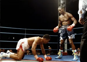 Chris Eubank v Michael Watson second fight at White Hart Lane September 1991 Chris Eubank v Michael Watson second fight at White Hart Lane September 1991