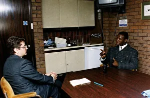 Chris Eubank WBO Middleweight Boxing Champion Talks To A Press Man Chris Eubank WBO Middleweight Boxing Champion Talks To A Press Man