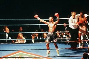 Images Dated 21st September 1991: Chris Eubank wins against Michael Watson - Boxing