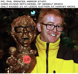 Chris Evans disc jockey and Tv Presenter December 1997 auctioned items from his radio Chris Evans disc jockey and Tv Presenter December 1997 auctioned items from his radio