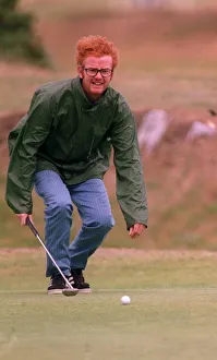 Chris Evans DJ playing golf Inverness circa 1999 Chris Evans DJ playing golf Inverness circa 1999