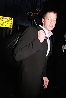 Chris Harris step son of Pierce Brosnan December 1997 leaves Wormwood Scrubs prison Chris Harris step son of Pierce Brosnan December 1997 leaves Wormwood Scrubs prison
