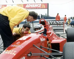 Christian Horner, in his F2 car at Donington, 28th October 1996 Christian Horner, in his F2 car at Donington, 28th October 1996
