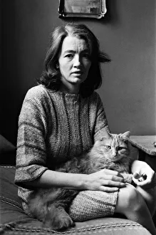 Christine Keeler in her London flat. 19th June 1980 Christine Keeler in her London flat. 19th June 1980