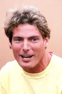 Christopher Reeve actor in the TV programme Its a Royal Knockout at Alton Towers Christopher Reeve actor in the TV programme Its a Royal Knockout at Alton Towers