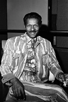Chuck Berry, an American guitarist, singer and songwriter Chuck Berry, an American guitarist, singer and songwriter