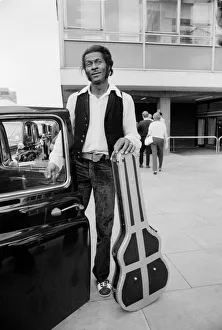Chuck Berry at London Airport. 3rd August 1972 Chuck Berry at London Airport. 3rd August 1972