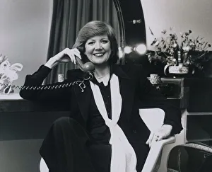 Cilla Black in her dressing room before her performance at the Coventry Theatre in " Cilla Black in her dressing room before her performance at the Coventry Theatre in "