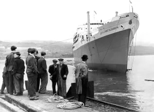 The City Of Port Elizabeth at the time of her launch at Walker in 1952 The City Of Port Elizabeth at the time of her launch at Walker in 1952