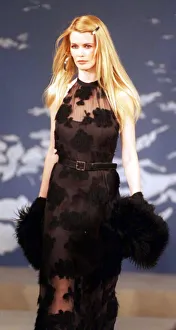 Claudia Schiffer models Chloe in Paris March 1996 Claudia Schiffer models Chloe in Paris March 1996
