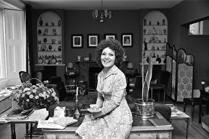 Cleo Laine in the living room at her home, the Old Rectory. 9th August 1971 Cleo Laine in the living room at her home, the Old Rectory. 9th August 1971