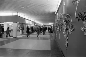 Cleveland Centre during the Christmas period. Middlesbrough, North Yorkshire, 1972 Cleveland Centre during the Christmas period. Middlesbrough, North Yorkshire, 1972