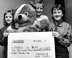 Cleveland's brownies, guides and rangers have given a £2 Cleveland's brownies, guides and rangers have given a £2