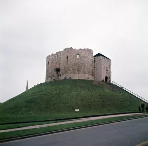 Images Dated 1st April 1974: Cliffords Tower, York, Yorkshire. April 1974
