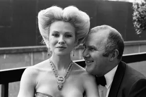 Clive James and Pamela Stephenson pictured at London Weekend television. 27th May 1981 Clive James and Pamela Stephenson pictured at London Weekend television. 27th May 1981