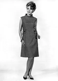 Clothing Fashion 1966: Model Delia Freeman. February 1966 P021429 Clothing Fashion 1966: Model Delia Freeman. February 1966 P021429