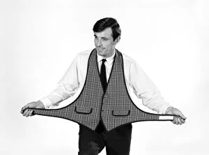 Images Dated 18th December 2007: Clothing: Fashion: Menswear: Peter Anthony modelling waistcoat. 1964 B1709-003