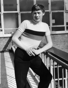 Clothing: Fashion: Menswear: Shirts: Model Patrick Lakey. May 1964 P021613 Clothing: Fashion: Menswear: Shirts: Model Patrick Lakey. May 1964 P021613