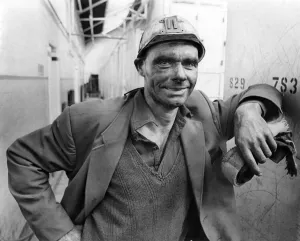 Coal Miners. Herbert Skeels, 46, is a power loader at Eppleton Colliery, Co. Durham Coal Miners. Herbert Skeels, 46, is a power loader at Eppleton Colliery, Co. Durham