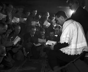 Coal Miners Memorial Service for King George VI Death after his death February Coal Miners Memorial Service for King George VI Death after his death February