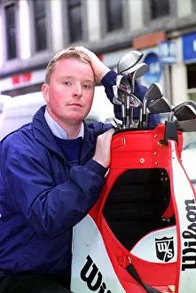 Colin Fraser golfer failed PGA exams golf clubs bag Colin Fraser golfer failed PGA exams golf clubs bag