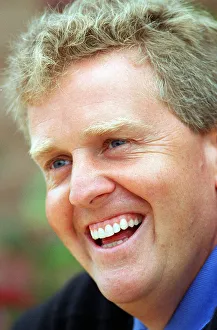 Colin Montgomerie golfer at a press conference July 1997 on the eve of the Open Golf Colin Montgomerie golfer at a press conference July 1997 on the eve of the Open Golf