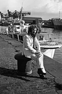Images Dated 3rd April 1975: Comedian Billy Connolly in Glasgow, Scotland, 3rd April 1975