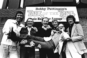 Comedian Bobby Pattinson is given a bumpy ride by the Dallas Boys, back in June, 1977 Comedian Bobby Pattinson is given a bumpy ride by the Dallas Boys, back in June, 1977