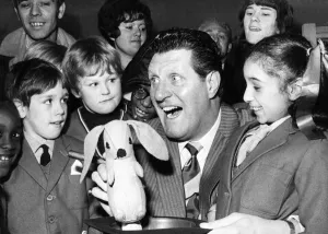 Comedian and magician Tommy Cooper pulls a rabbit out of the hat during a demonstration Comedian and magician Tommy Cooper pulls a rabbit out of the hat during a demonstration