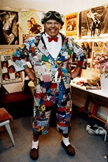 Comedian Roy Chubby Brown wearing colourful suit July 1993 Comedian Roy Chubby Brown wearing colourful suit July 1993