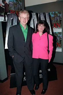 Comedy writer Richard Curtis writer with his wife Emma Freud at the Mr Bean film premiere Comedy writer Richard Curtis writer with his wife Emma Freud at the Mr Bean film premiere