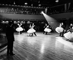 Competitors in the final of the Welsh Open Professional Dancing Championships at the Top Competitors in the final of the Welsh Open Professional Dancing Championships at the Top