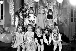 Images Dated 2nd January 1975: The top ten competitors in the Mini Miss UK beauty competition. January 1975 75-00024